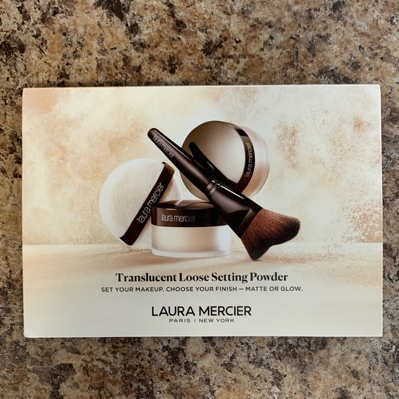 NIB Laura Mercier sample bundle of setting powder, blurring primer, blush - Picture 2 of 9